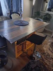 table multifonction a Donné avec 2 chaises - Photo 3