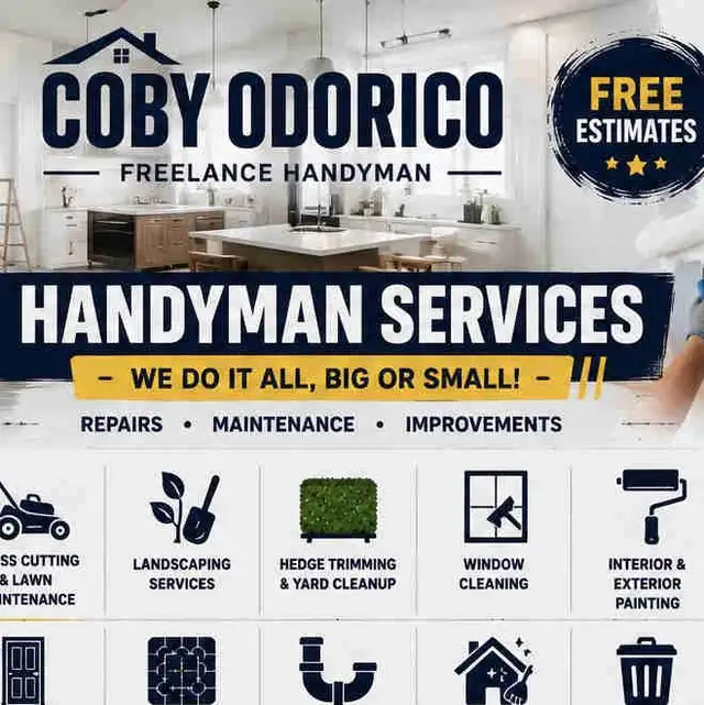 Handyman Services | Painting, Tile, Doors, Grass Cutting & More