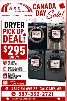BLOWOUT SALE! CANADA DAY SALE ON WASHER, DRYER, STOVE SALE! - Photo 4
