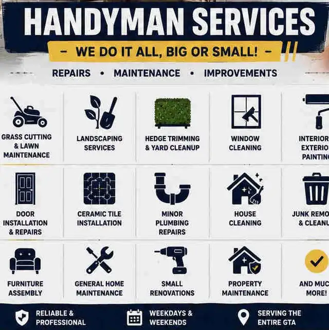 Handyman Services GTA | Painting, Repairs, & More | Free Estim