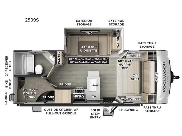 2027 Forest River RV Rockwood Mini Lite 2509S