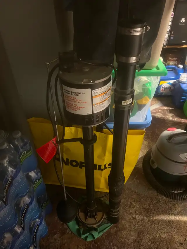 Rigid sump pump