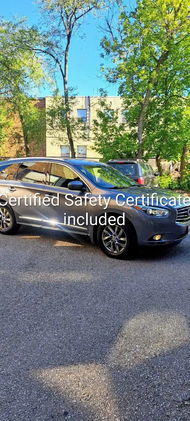 Safety Certification 2015 Infiniti QX60