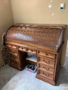 Antique roll top desk - Photo 2