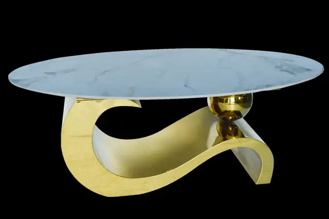 Hot clearance sale ...stylish marble coffee table