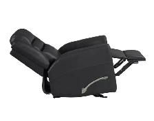 Grey leather rocker manual recliner - Photo 4