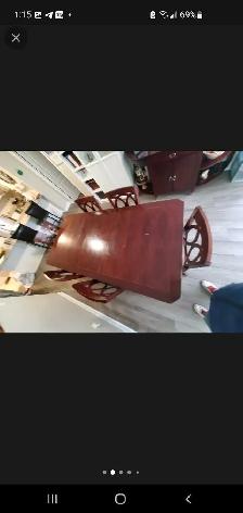 solid wood dining set - Photo 5