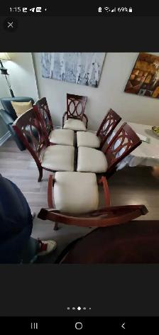 solid wood dining set - Photo 6