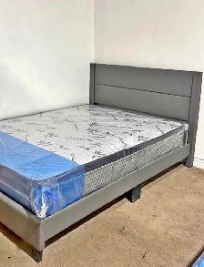 Queen Size Bed Frame With Mattress