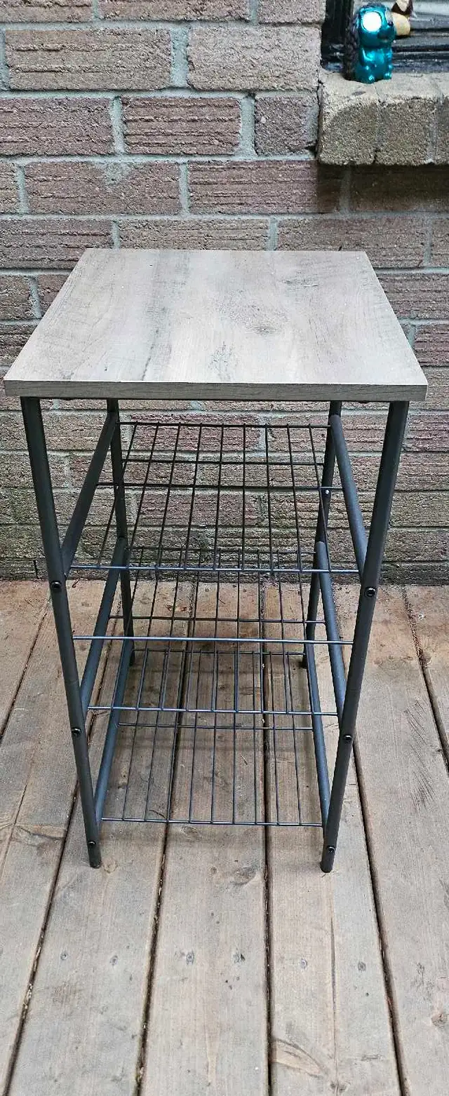 Industrial Style Side Table