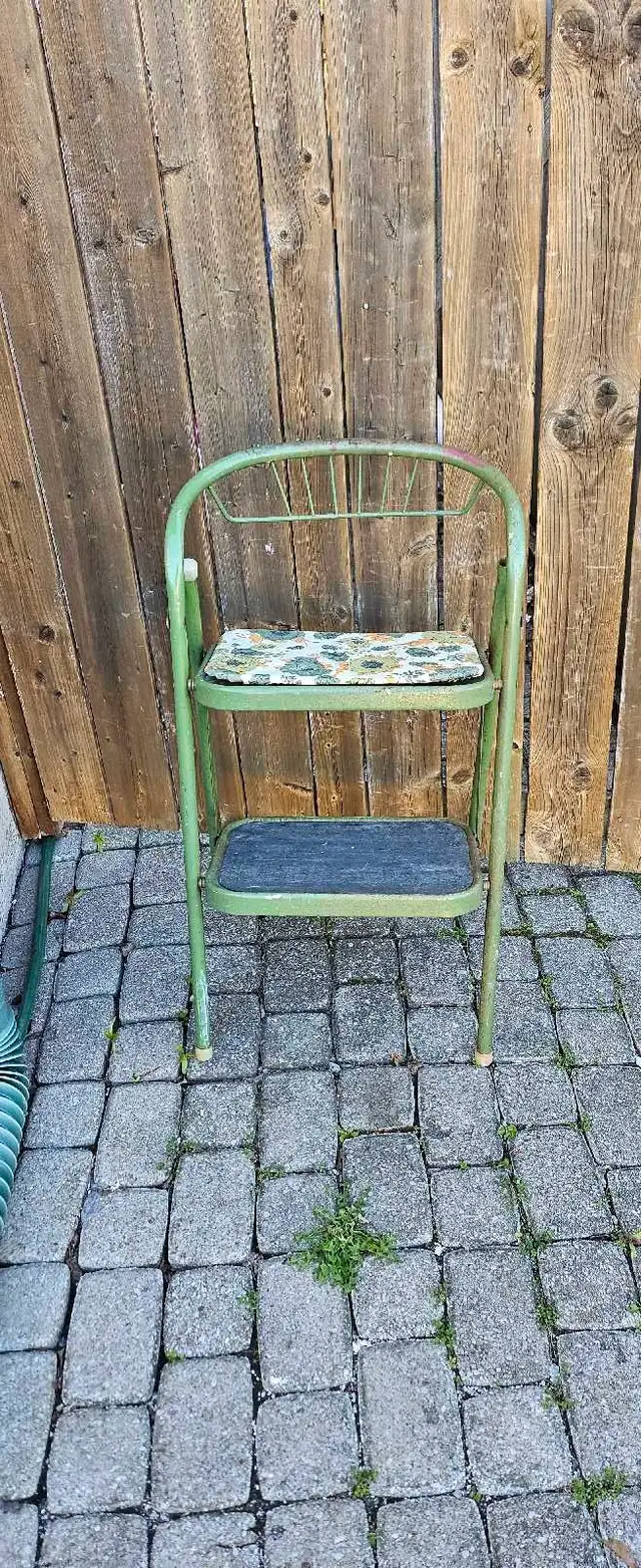 Vintage Step Stool Chair