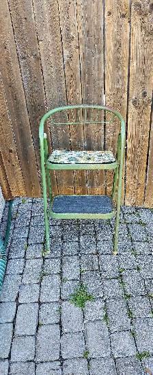 Vintage Step Stool Chair