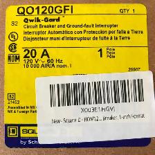Square D GFI 120v 20amp 1 pole breaker QO120GFI - Photo 2
