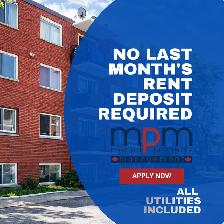 All inclusive 2 bedroom with balcony and on site laundry @ 121 A