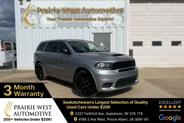 2018 Dodge Durango GT AWD 7 Passenger | Sunroof | Heated Seats