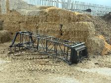 Silage rake for case loader