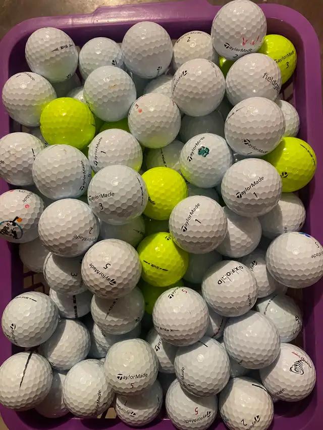Amazing Super Cleaned TaylorMade Tp5 used golf balls: $1.5/Ball