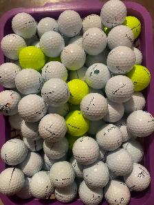 Amazing Super Cleaned TaylorMade Tp5 used golf balls: $1.5/Ball