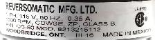1 MOTEUR 120V 1000RPM CCW 0,35A REVERSOMATIC NEUF NEW 013013 - Photo 2
