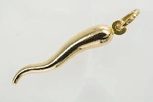 10K CORNICELLO PENDANT - Photo 3