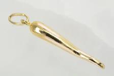 10K CORNICELLO PENDANT - Photo 5