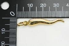 10K CORNICELLO PENDANT - Photo 8