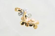18K DIAMOND FLOWER PENDANT - Photo 4