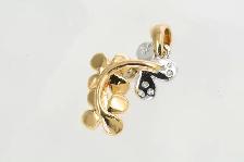 18K DIAMOND FLOWER PENDANT - Photo 5
