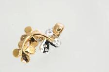 18K DIAMOND FLOWER PENDANT - Photo 6