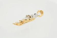 18K DIAMOND FLOWER PENDANT - Photo 7