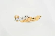 18K DIAMOND FLOWER PENDANT - Photo 8