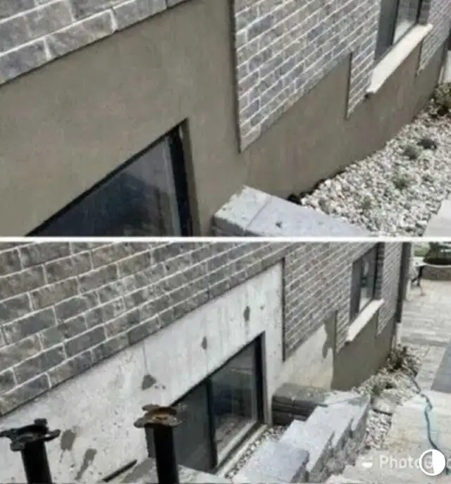 parging of Foundation walls