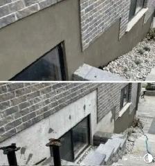 parging of Foundation walls