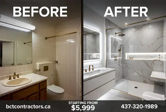 Bathroom Renovation & Kitchen Renovation $5,999