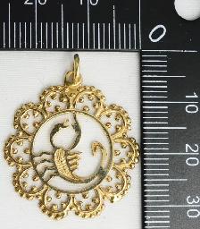 10K SCORPIO PENDANT - Photo 5