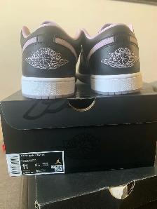 Nike Air Jordan 1 Low SE Black Iced Lilac - Photo 5