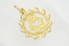 10K TEDDY BEAR PENDANT