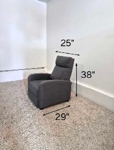DELIVERY AVAILABLE Gray Recliner Single Sofa Chair / Single Sofa - Photo 10