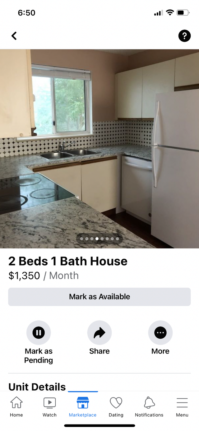 Two bedrooms house for rent in Martindale Blvd NE