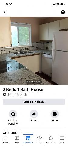 Two bedrooms house for rent in Martindale Blvd NE