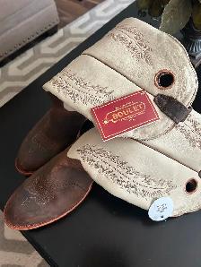 New Authentic Boulet 7770 Buckaroo Cowboy Boots – Size 13 (3E) - Photo 2