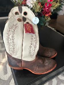 New Authentic Boulet 7770 Buckaroo Cowboy Boots – Size 13 (3E) - Photo 4