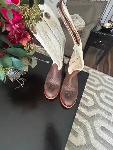 New Authentic Boulet 7770 Buckaroo Cowboy Boots – Size 13 (3E) - Photo 7