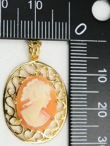 10K CAMEO PENDANT - Photo 5