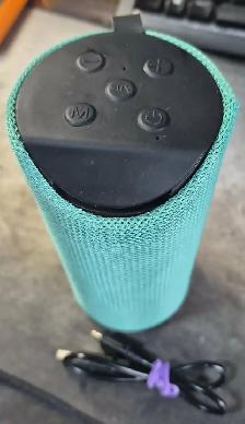 PORTABLE BLUETOOTH SPEAKER – MICROSD, USB & AUX – MINT - $15