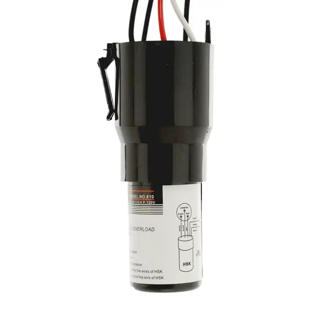 RELAIS & LIMITEUR 1/5 A 1/12HP 120V 4A 145 A 175MFD NEUF RC0810