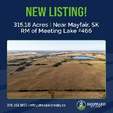 FARMLAND FOR SALE | RM of Meeting Lake # 466 | Mayfair, SK Area
