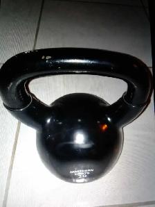 20 lbs vinyl dipped iron kettlebell  $30 or trade