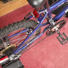 Vélo montagne 24' Sport MTB bleu métallique vintage 90e NEUVE - Photo 5