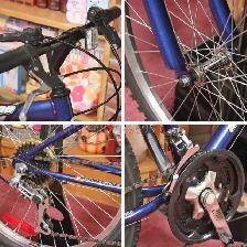 Vélo montagne 24' Sport MTB bleu métallique vintage 90e NEUVE - Photo 9